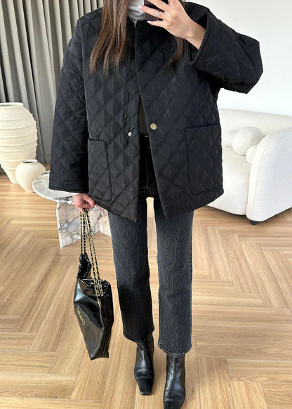 JACKET AVEC ECHARPE MATELASSÉE