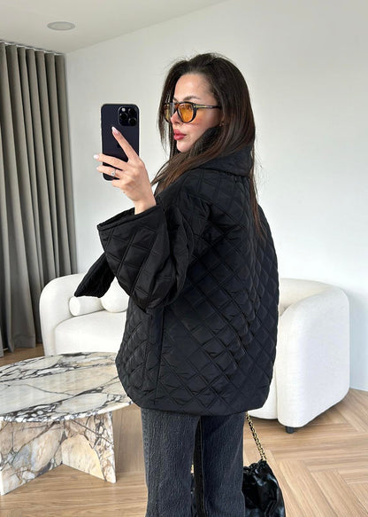 JACKET AVEC ECHARPE MATELASSÉE