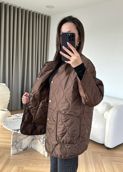 VESTE MATELASSÉE À SPIRALE