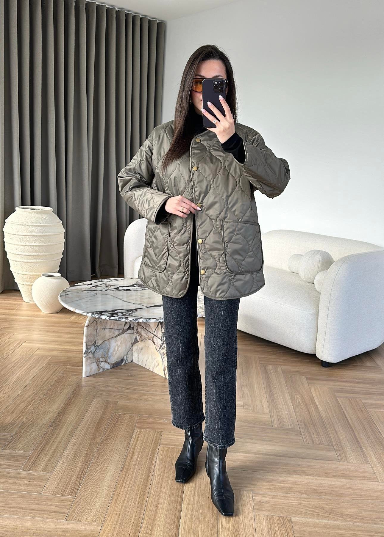 VESTE MATELASSÉE À SPIRALE